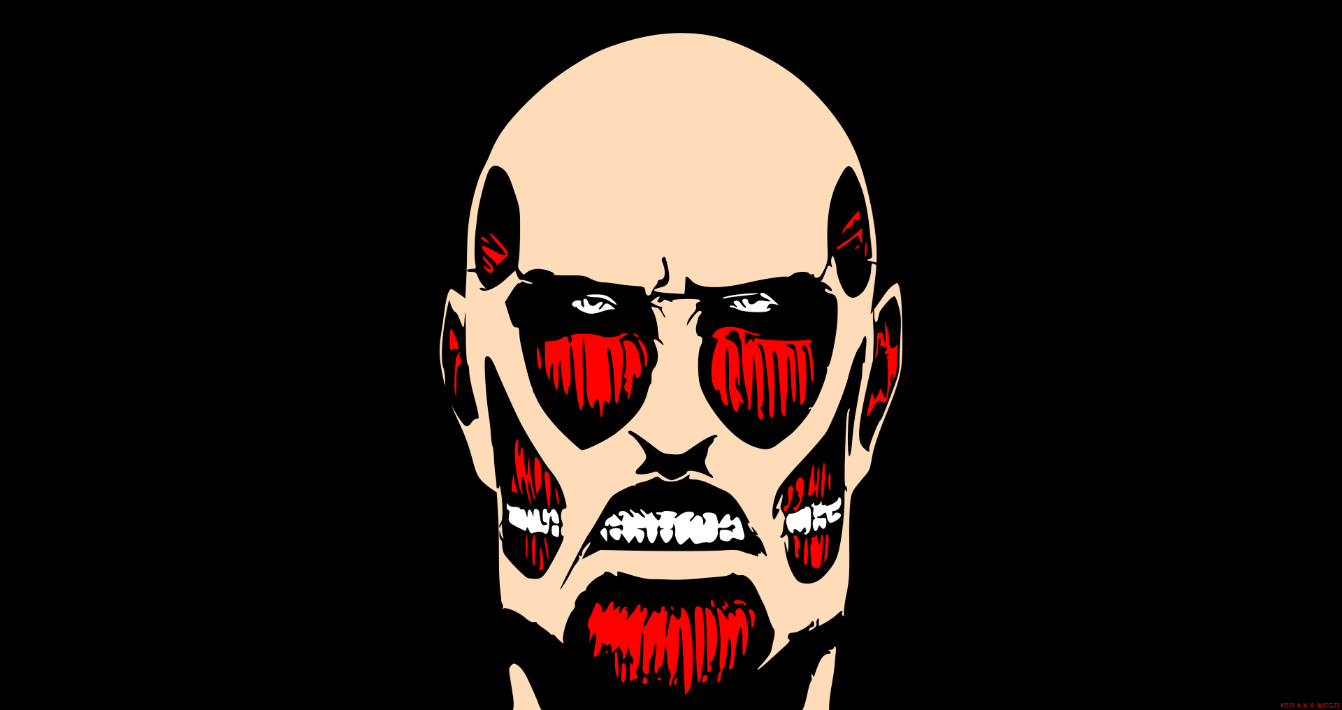 Download Minimalist Face Colossal Titan Anime Attack On Titan Minimalist Anime 8k Ultra HD Wallpaper by KEJI