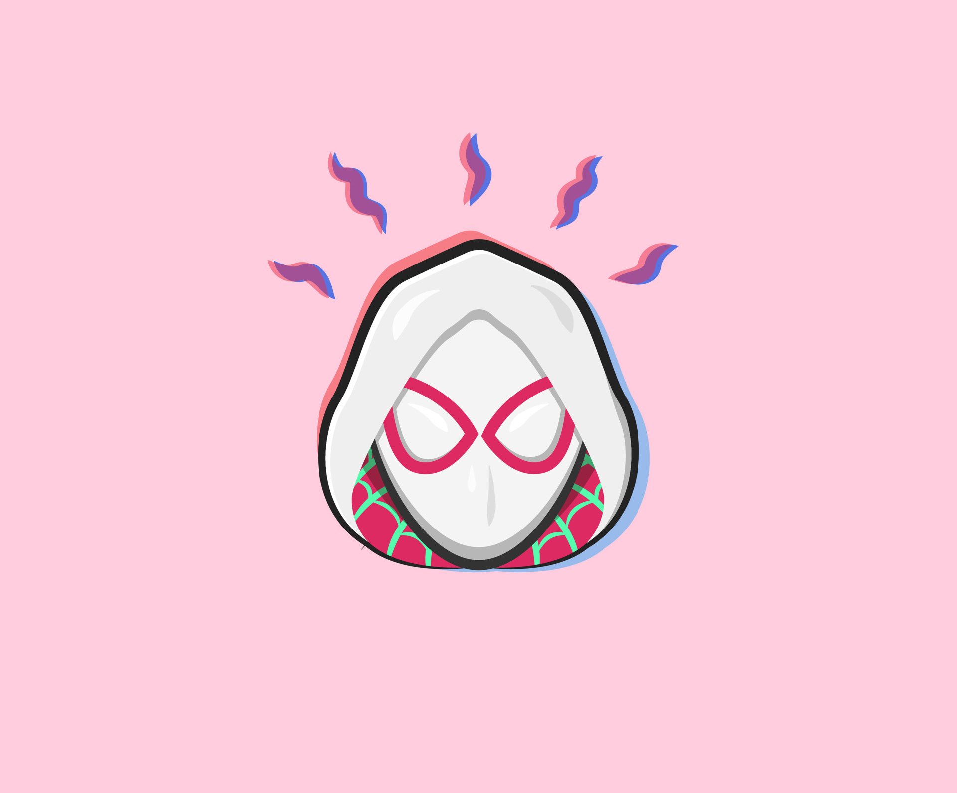 Download Minimalist Comic Spider-Gwen Minimalist Comic HD Wallpaper by Andika Aditya