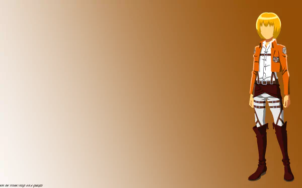 minimalist Armin Arlert Anime Attack on Titan minimalist anime HD Desktop Wallpaper | Background Image