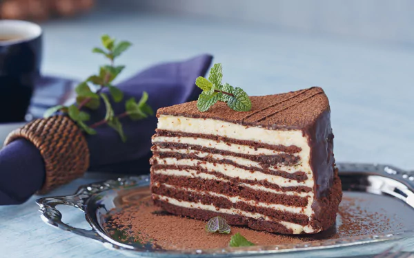 plate depth of field still life pastry cake food dessert HD Desktop Wallpaper | Background Image