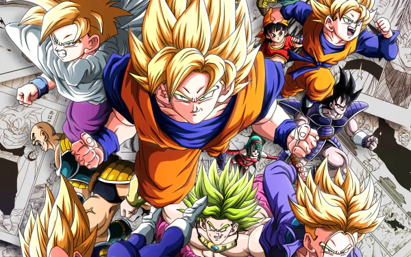  Saiyans by Moroni Francois