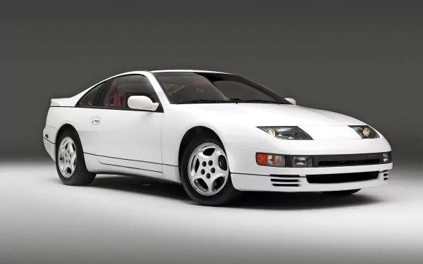 white car coupé grand tourer old car vehicle Nissan 300ZX HD Desktop Wallpaper | Background Image
