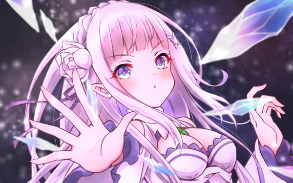 Anime Re:ZERO -Starting Life in Another World- Emilia HD Wallpaper | Background Image