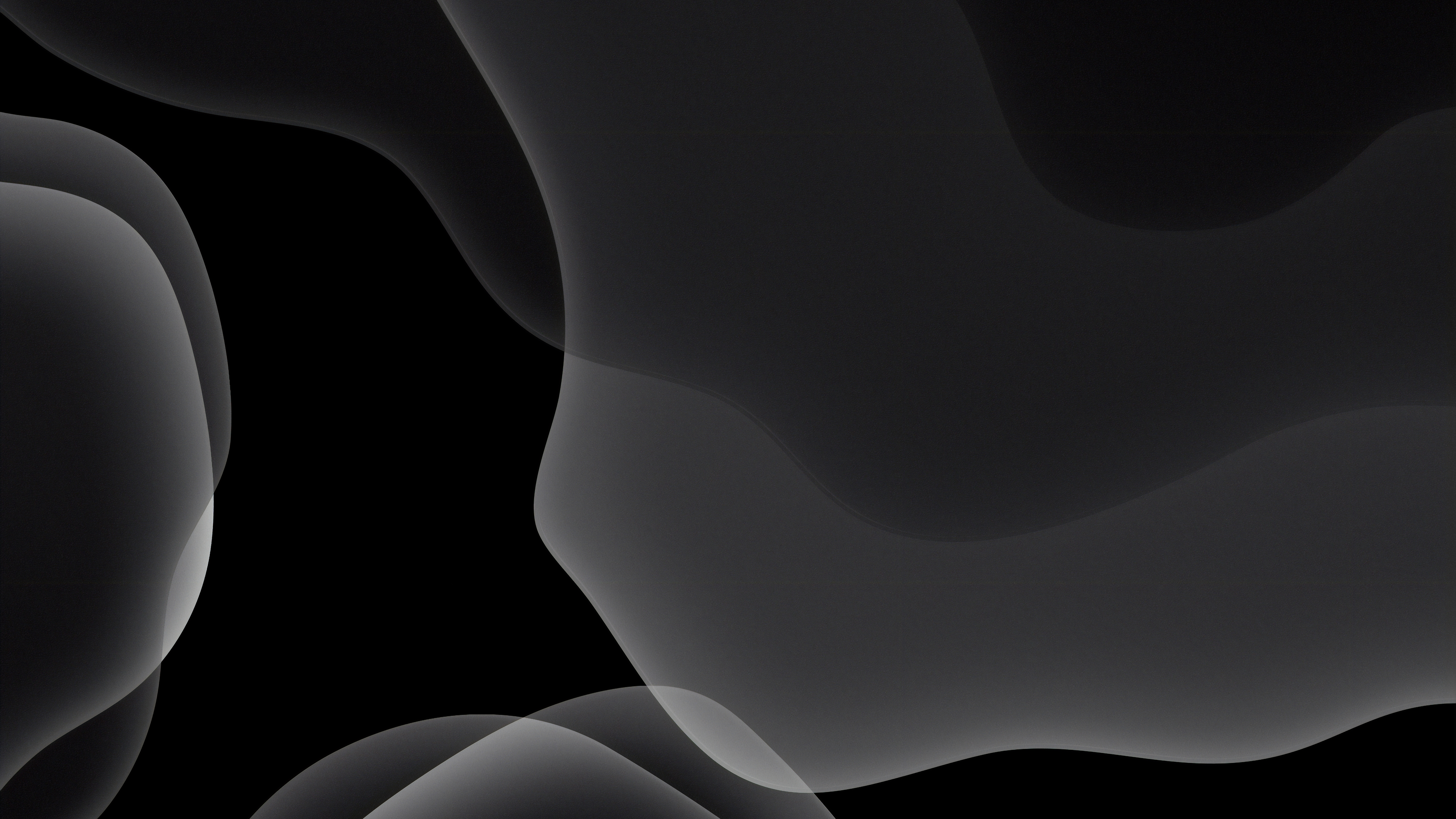 iOS 13 Wallpaper - Black (Dark) 5k Retina Ultra HD Wallpaper