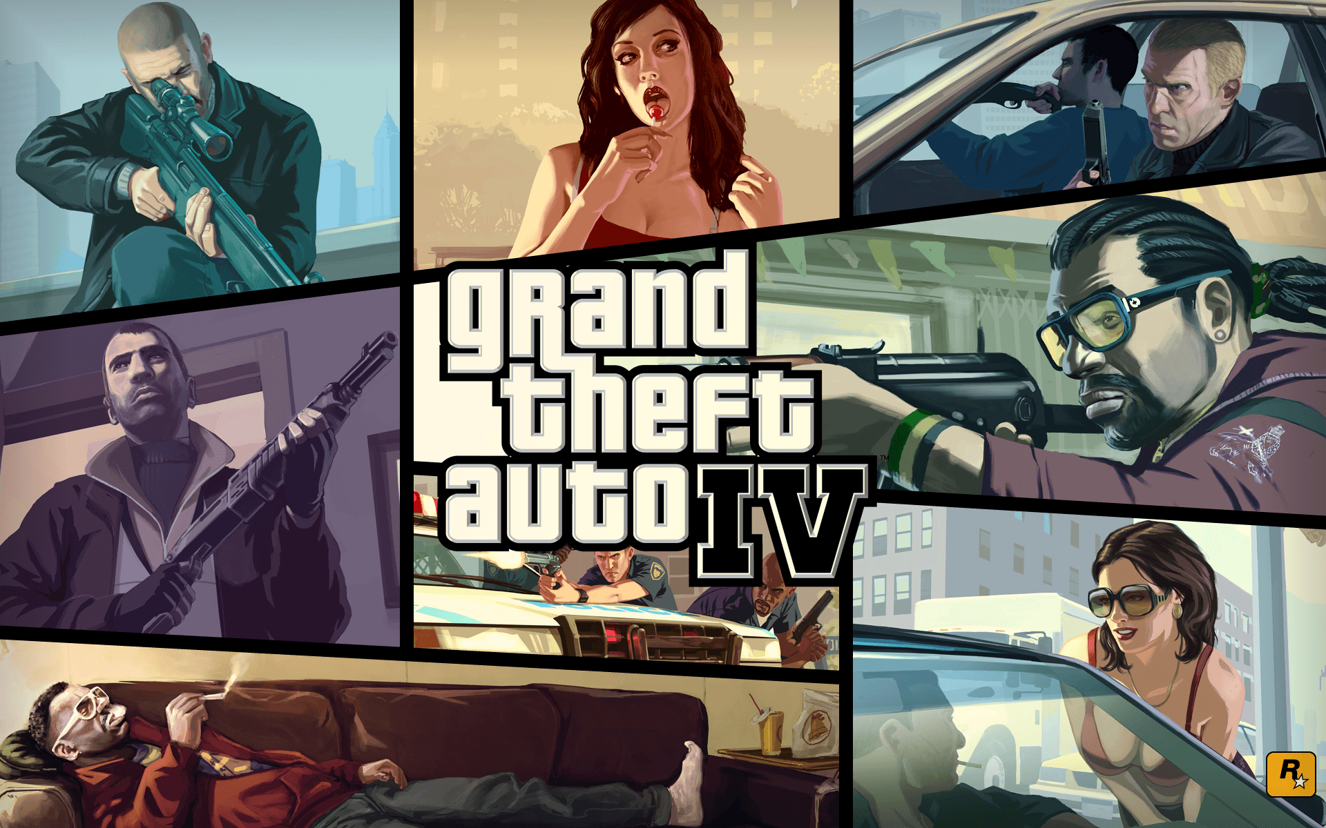 Grand Theft Auto IV HD Wallpaper Iconic Video Game Art In Stunning Detail
