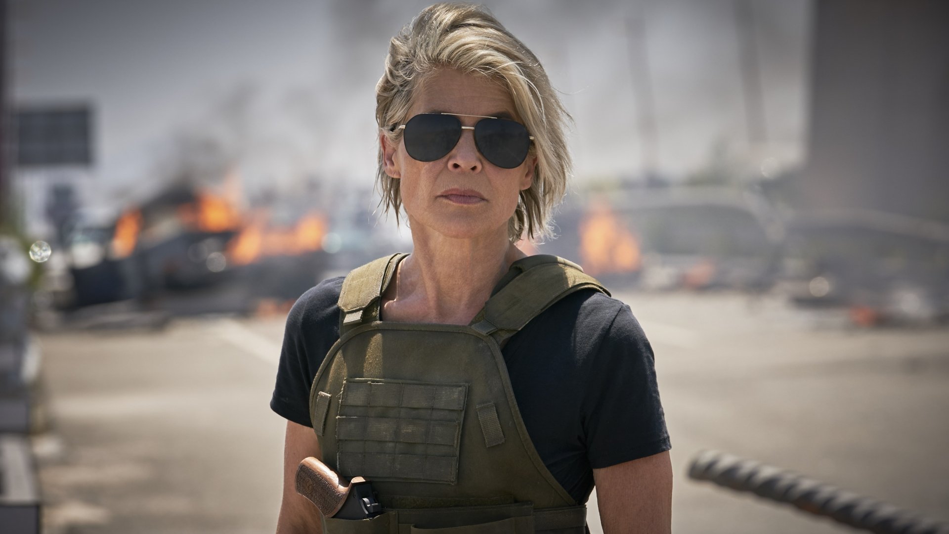 Download Sarah Connor Linda Hamilton Movie Terminator: Dark Fate 4k Ultra HD Wallpaper