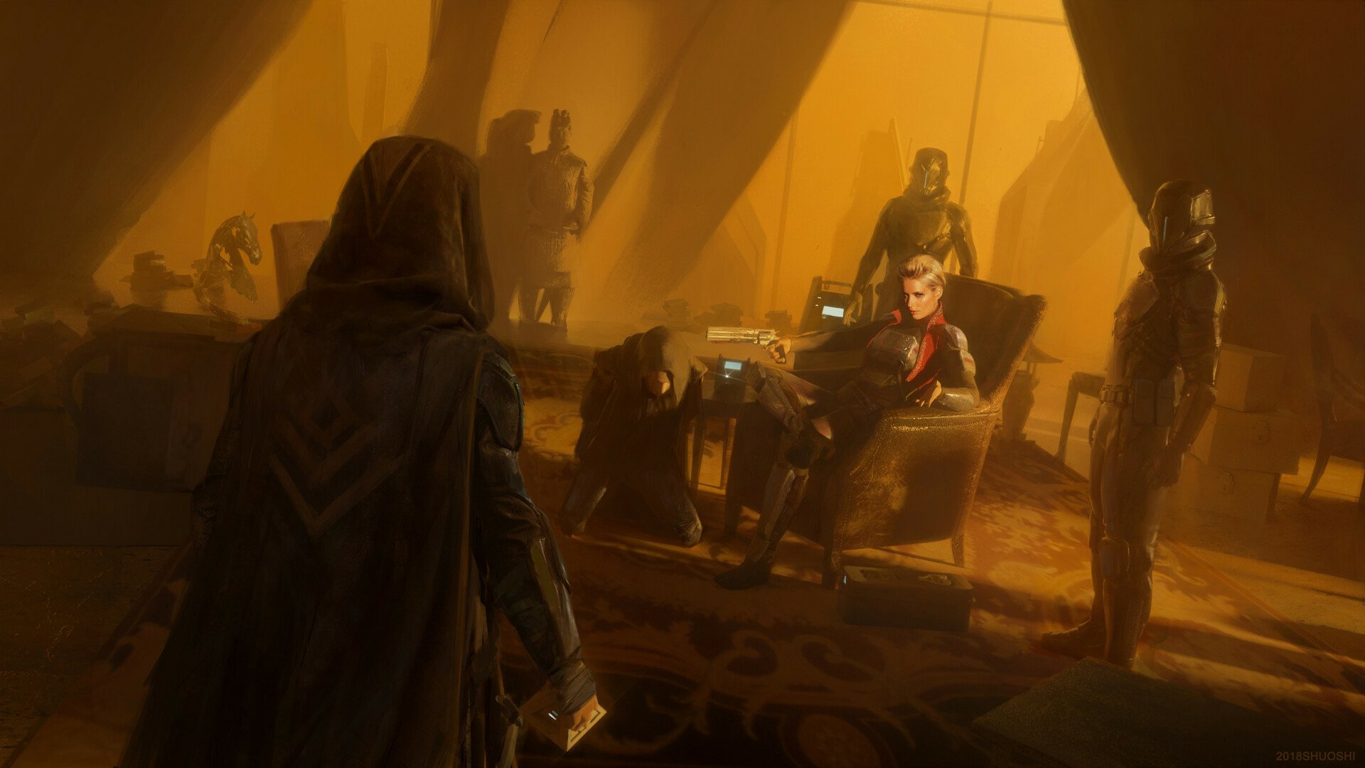 Download Sci Fi People HD Wallpaper by Shuo Shi