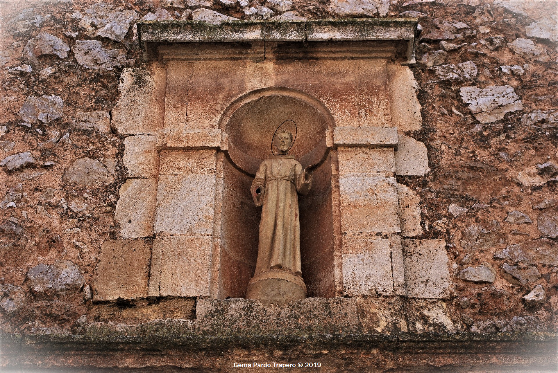 Statue in the Monastery of the Asunción de Ntra. Señora in San Clemente ...