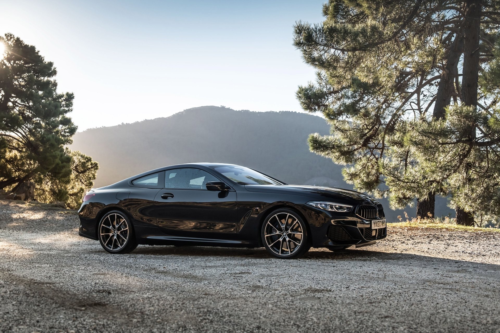 Download Black Car Car BMW 8 Series BMW Vehicle BMW M850i HD Wallpaper