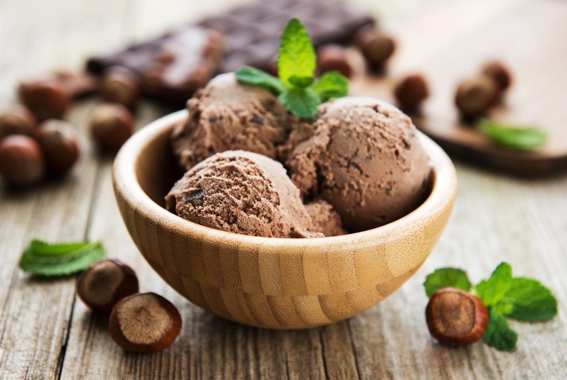Download Hazelnut Food Ice Cream 4k Ultra HD Wallpaper