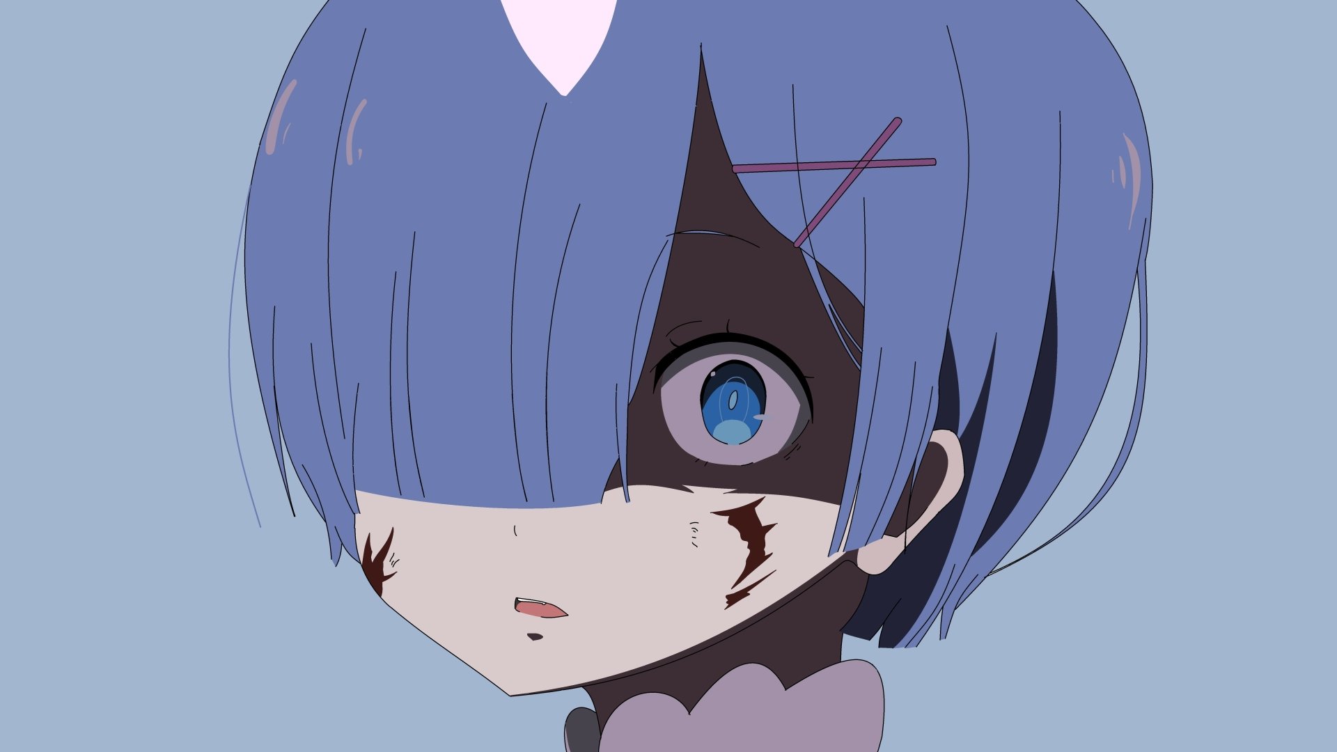 Download Rem (Re:ZERO) Anime Re:Zero - Starting Life In Another World 4k Ultra HD Wallpaper by リッカ