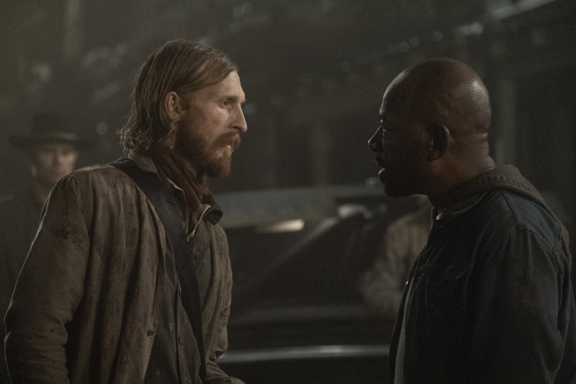 Download Morgan Jones Dwight (The Walking Dead) Lennie James Austin Amelio TV Show Fear The Walking Dead 4k Ultra HD Wallpaper