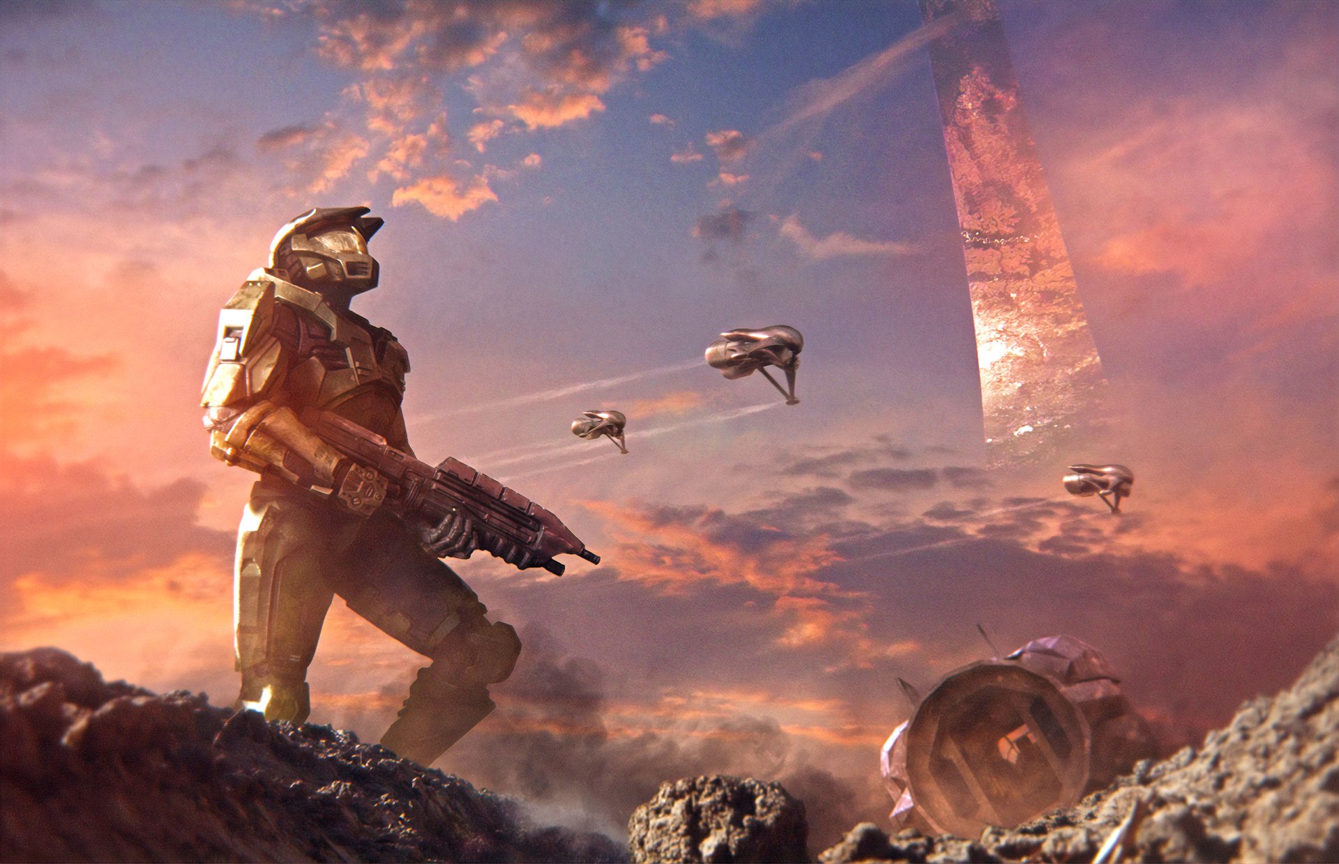 Download Master Chief Warrior Video Game Halo HD Wallpaper by Agnidevi