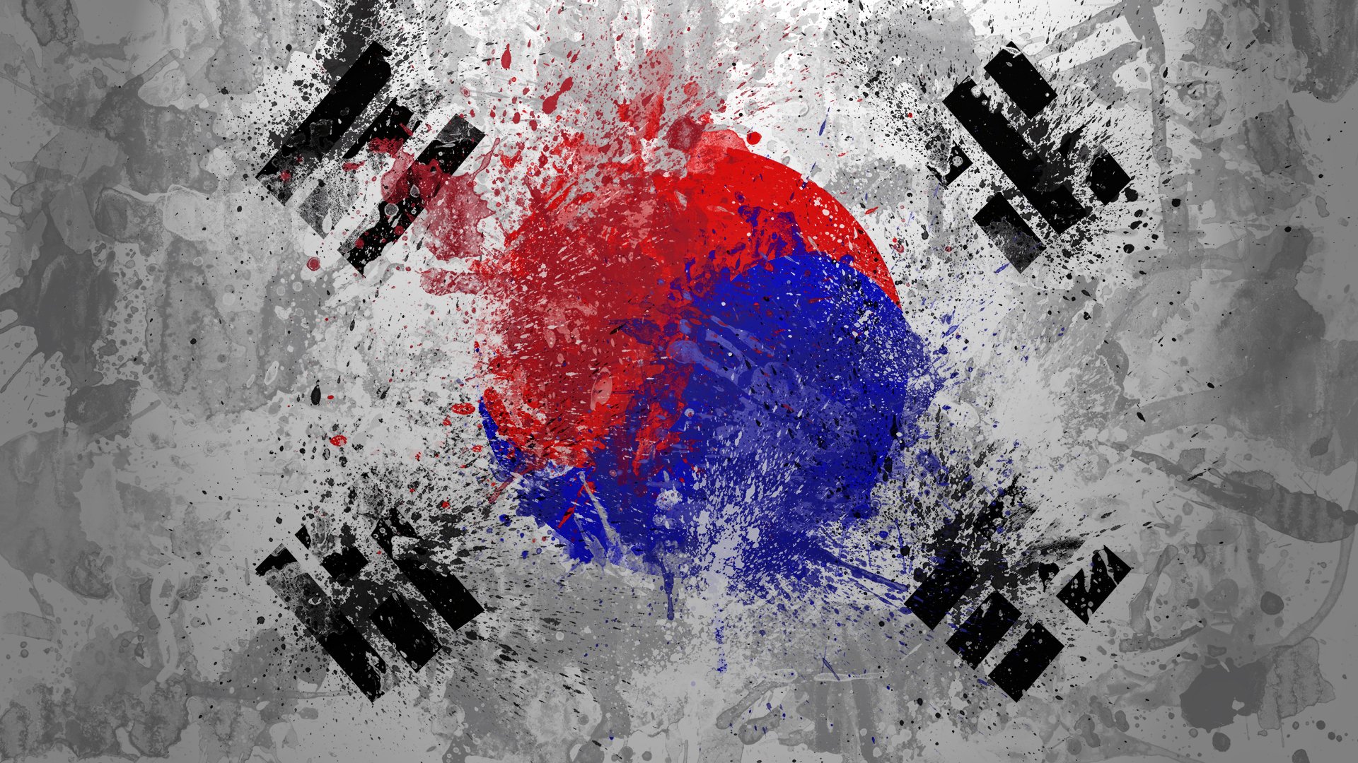 Корейский флаг фон