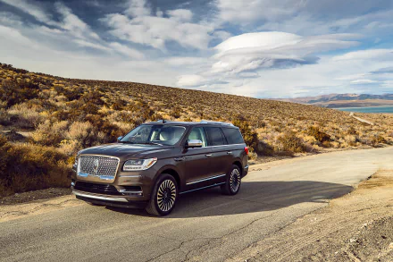 brown car SUV car Lincoln vehicle Lincoln Navigator HD Desktop Wallpaper | Background Image