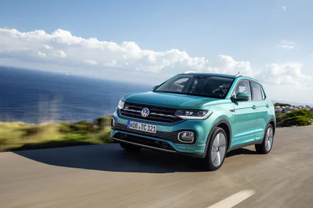 SUV car Volkswagen vehicle Volkswagen T-Cross HD Desktop Wallpaper | Background Image