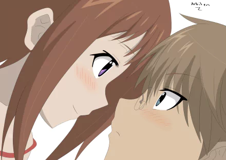 Ui Wakana Hayato Izumi Anime My Wife is the Student Council President HD Desktop Wallpaper | Background Image