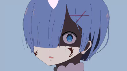 Rem (Re:ZERO) Anime Re:Zero - Starting Life in Another World HD Desktop Wallpaper | Background Image