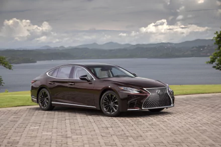 brown car car Lexus Lexus LS vehicle Lexus LS 500 HD Desktop Wallpaper | Background Image