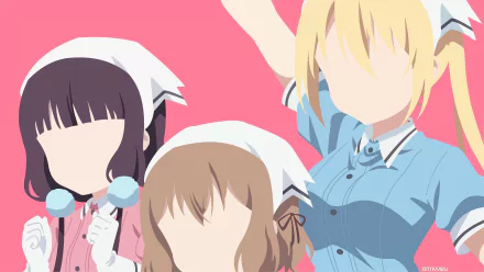 Kaho Hinata Mafuyu Hoshikawa Maika Sakuranomiya Anime Blend S HD Desktop Wallpaper | Background Image