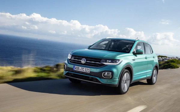 SUV car Volkswagen vehicle Volkswagen T-Cross HD Desktop Wallpaper | Background Image