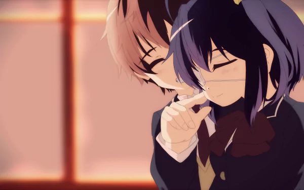 Rikka Takanashi Yūta Togashi Anime Love Chunibyo & Other Delusions HD Desktop Wallpaper | Background Image