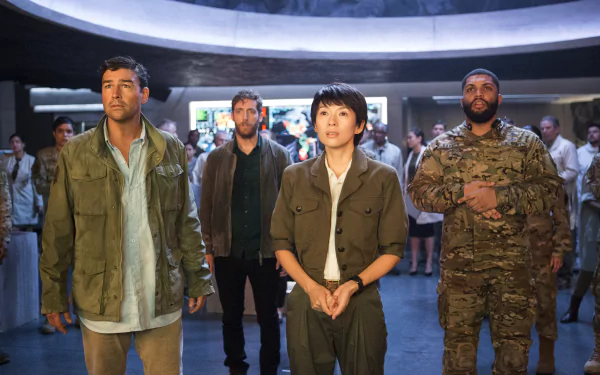Kyle Chandler O'Shea Jackson Jr. Thomas Middleditch Zhang Ziyi movie Godzilla: King of the Monsters HD Desktop Wallpaper | Background Image