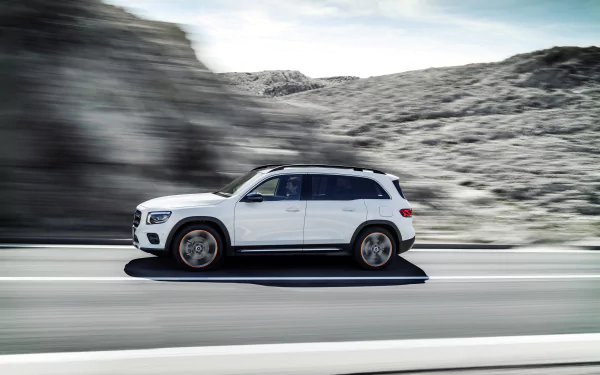 SUV white car car Mercedes-Benz vehicle Mercedes-Benz GLB-Class HD Desktop Wallpaper | Background Image