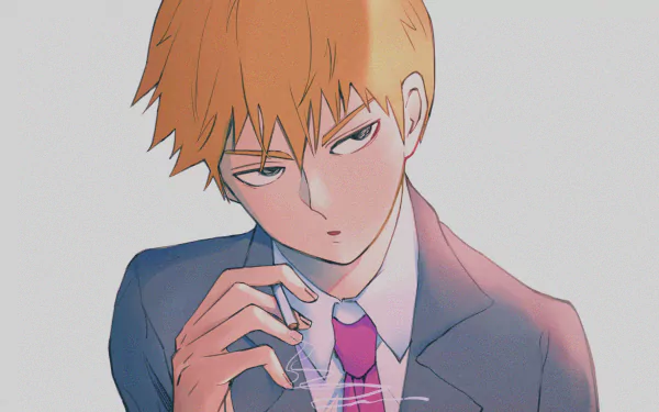 Arataka Reigen Anime Mob Psycho 100 HD Desktop Wallpaper | Background Image