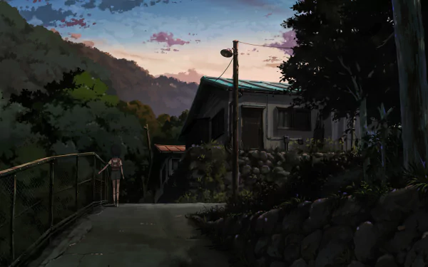 Anime Children Who Chase Lost Voices HD Desktop Wallpaper | Background Image