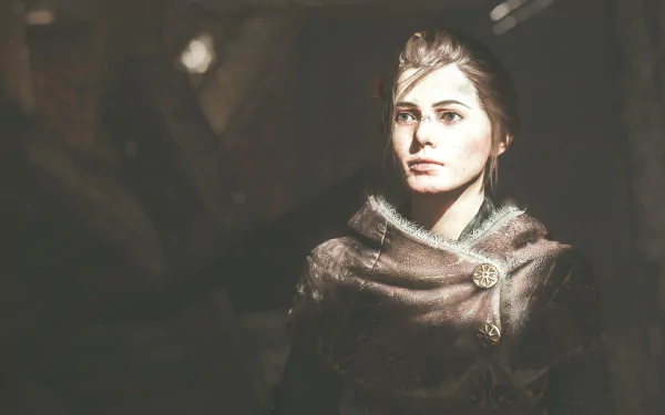 Amicia de Rune video game A Plague Tale: innocence HD Desktop Wallpaper | Background Image