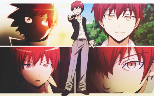 Karma Akabane Anime Assassination Classroom HD Desktop Wallpaper | Background Image