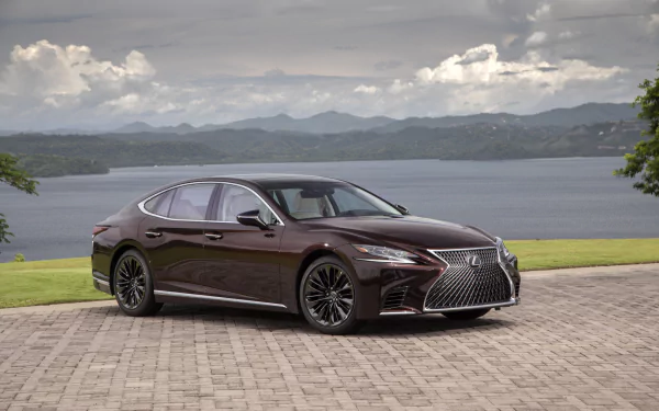 brown car car Lexus Lexus LS vehicle Lexus LS 500 HD Desktop Wallpaper | Background Image