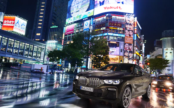 SUV car BMW BMW X6 M50i vehicle BMW X6 HD Desktop Wallpaper | Background Image