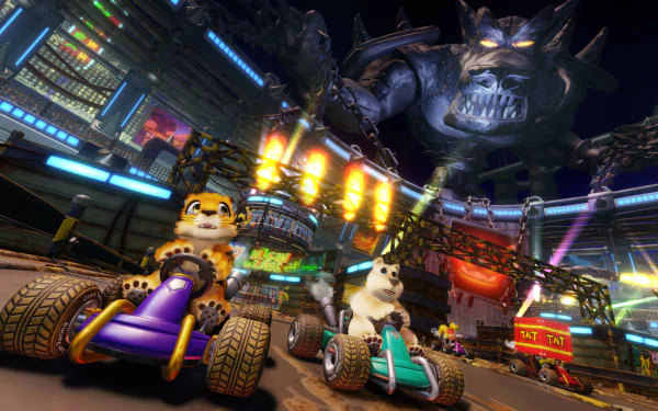 video game Crash Team Racing HD Desktop Wallpaper | Background Image