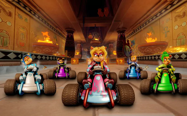 video game Crash Team Racing HD Desktop Wallpaper | Background Image