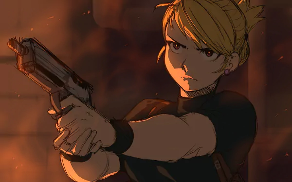 Riza Hawkeye Anime Fullmetal Alchemist HD Desktop Wallpaper | Background Image