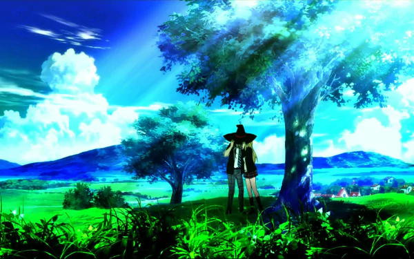 Ryu Yamada Urara Shiraishi Anime Yamada-kun and the Seven Witches HD Desktop Wallpaper | Background Image