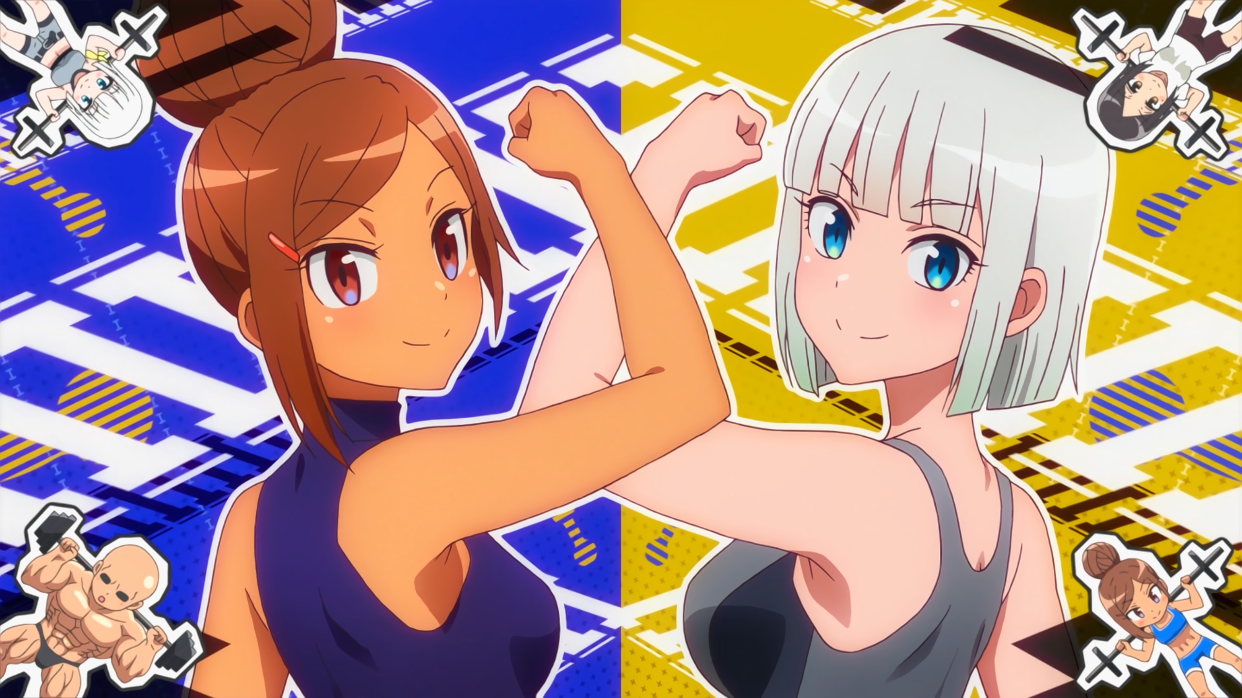 Anime How Heavy Are the Dumbbells You Lift? HD Wallpaper | Background Image