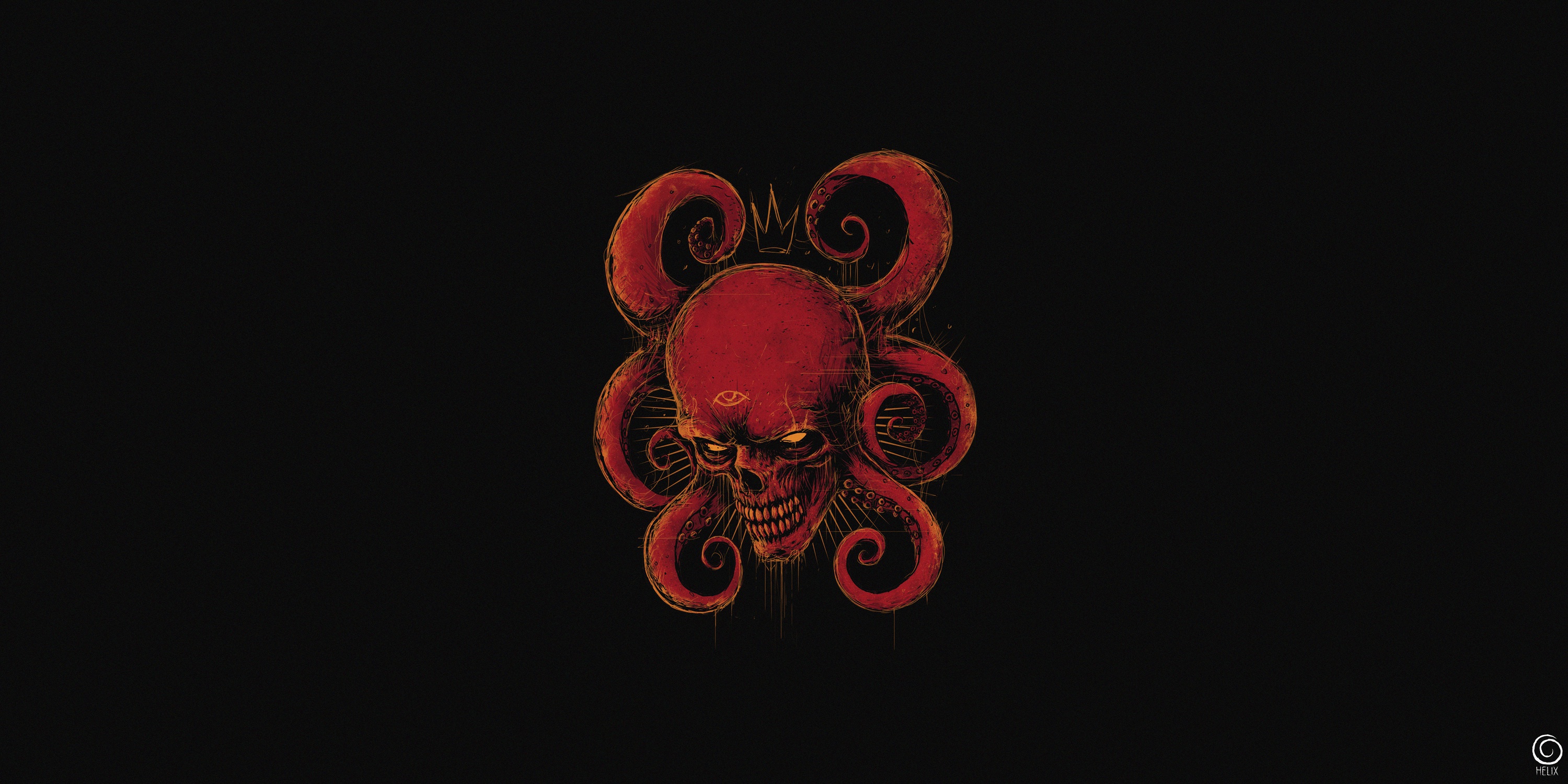 Comics Red Skull HD Wallpaper | Background Image