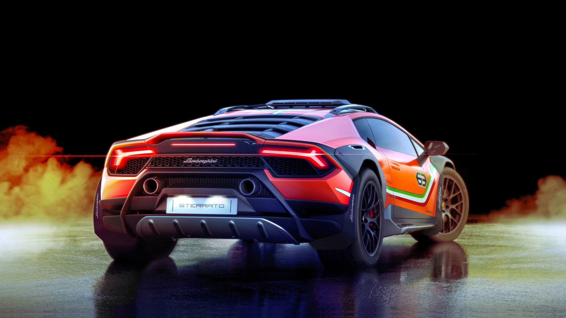 Download Car Supercar Concept Car Vehicle Lamborghini Huracán Sterrato  4k Ultra HD Wallpaper