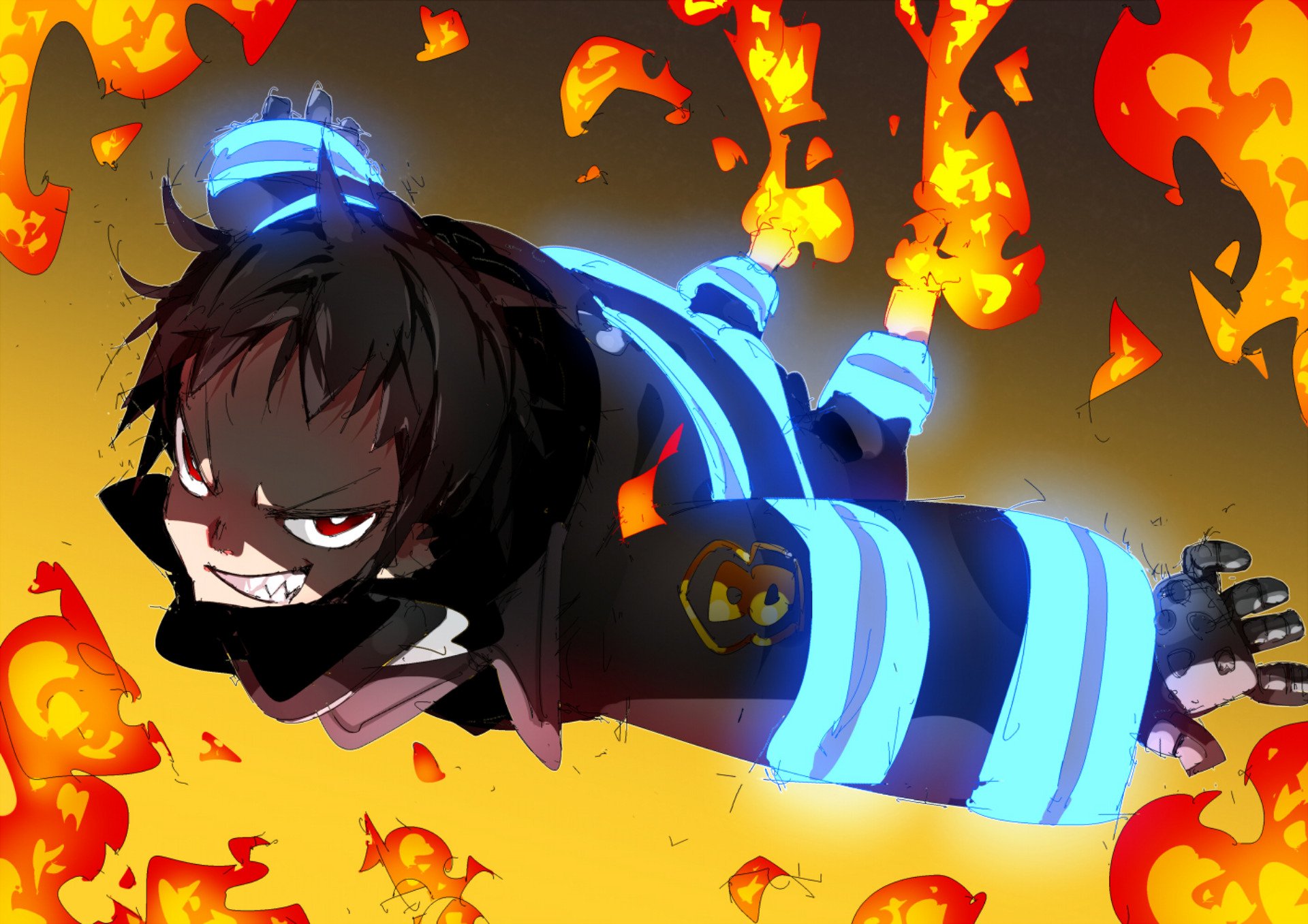 Anime Fire Force HD Wallpaper by 江路院