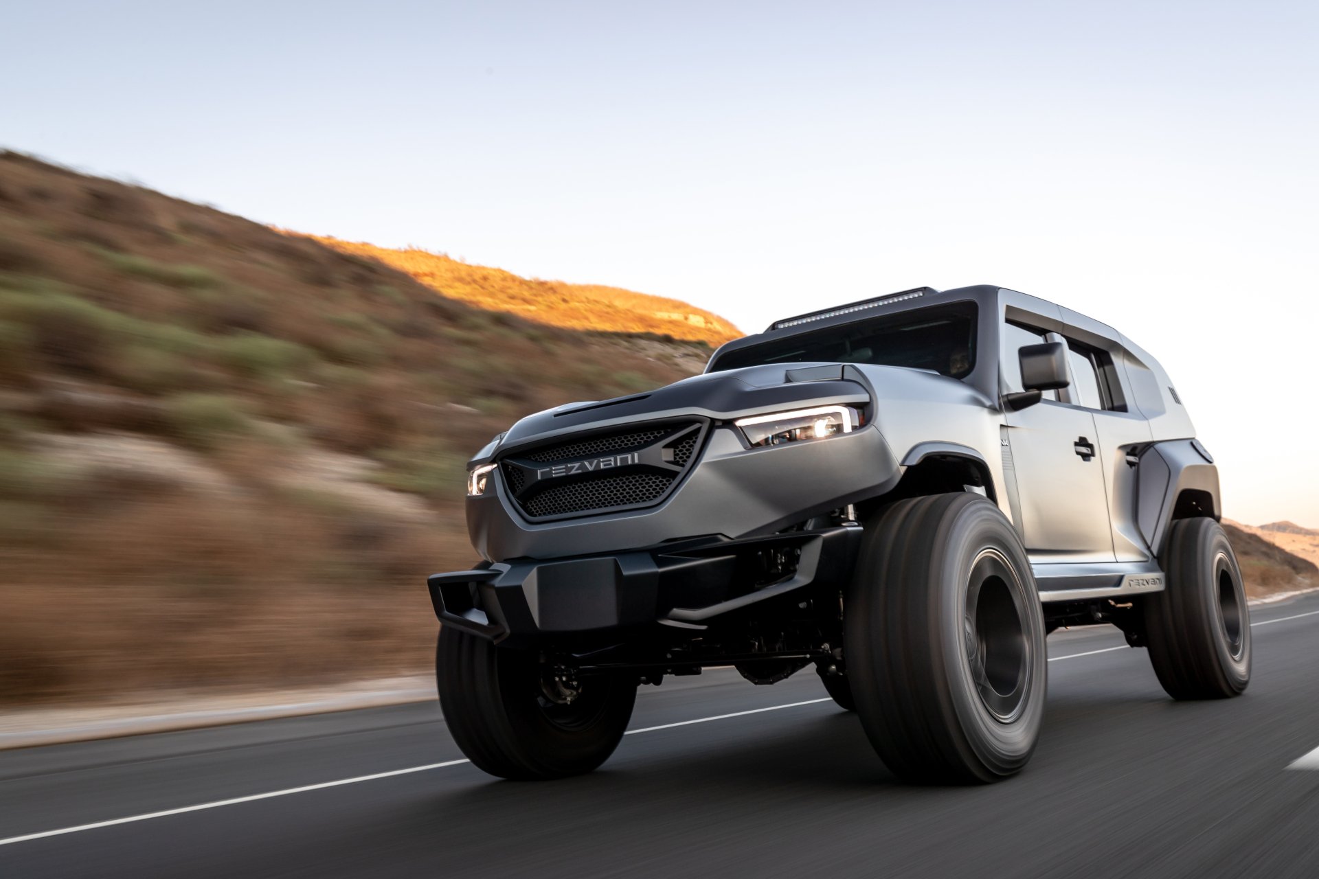 Download SUV Silver Car Car Rezvani Vehicle Rezvani Tank 4k Ultra HD Wallpaper