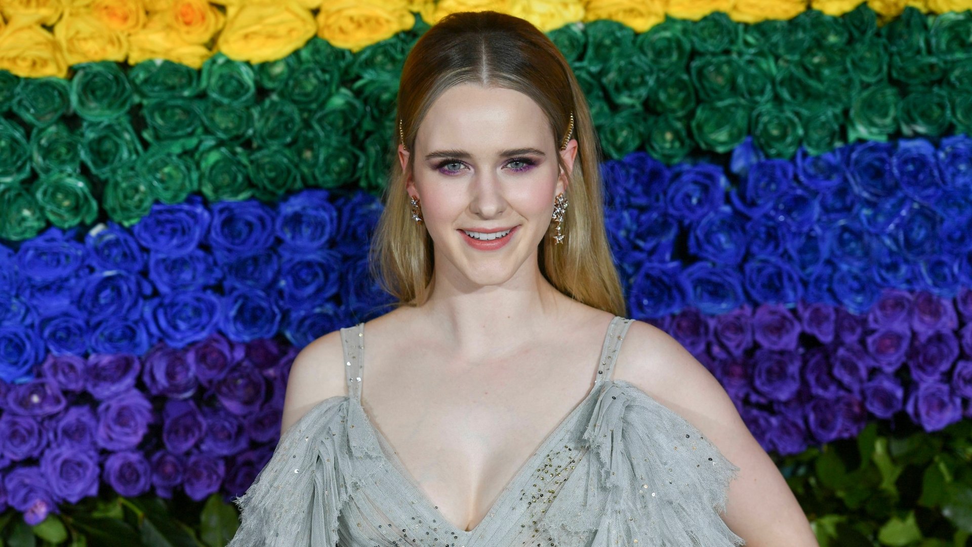 Download Smile Blonde Actress American Celebrity Rachel Brosnahan 4k
