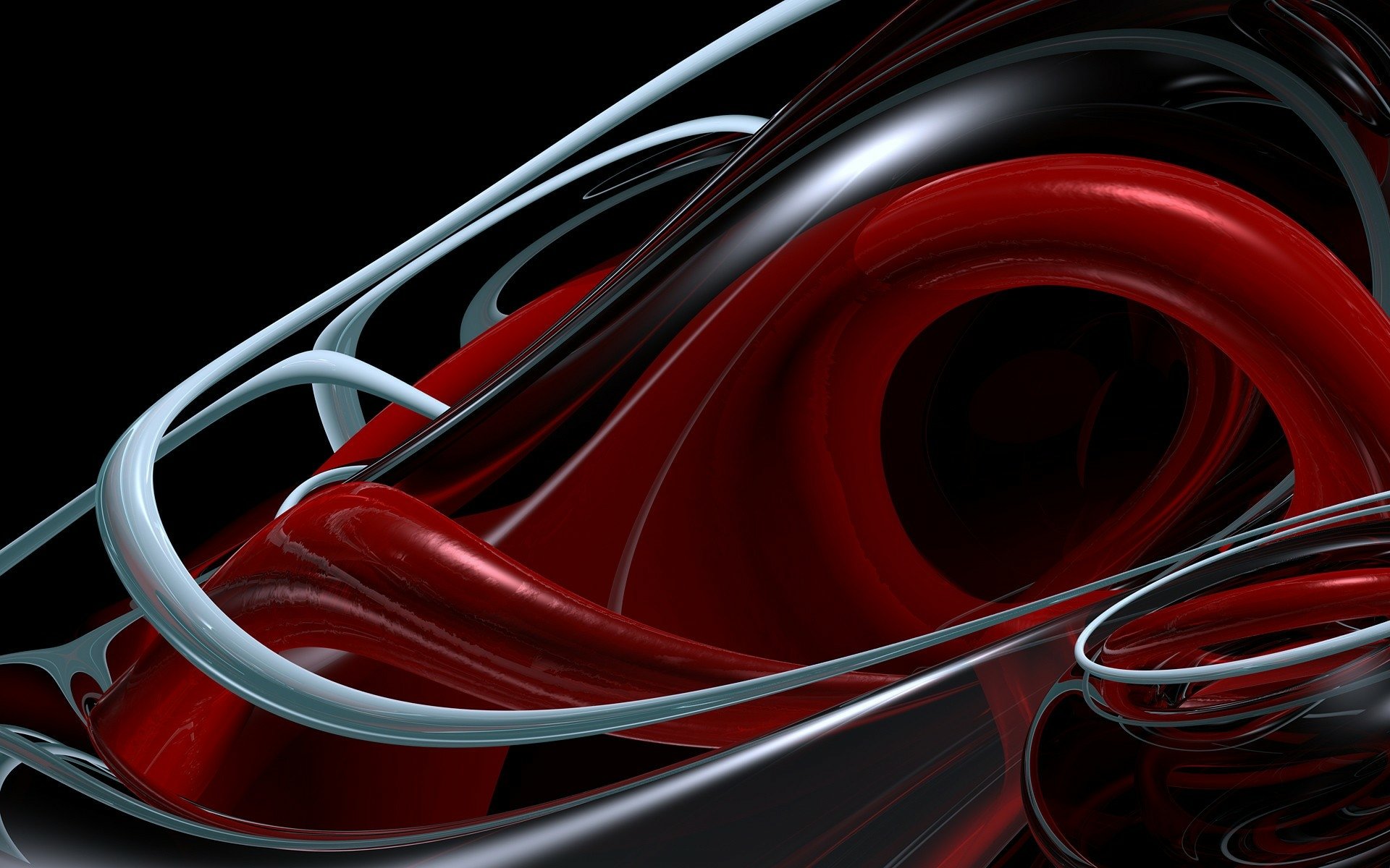 Download 3D Abstract Shapes HD Wallpaper