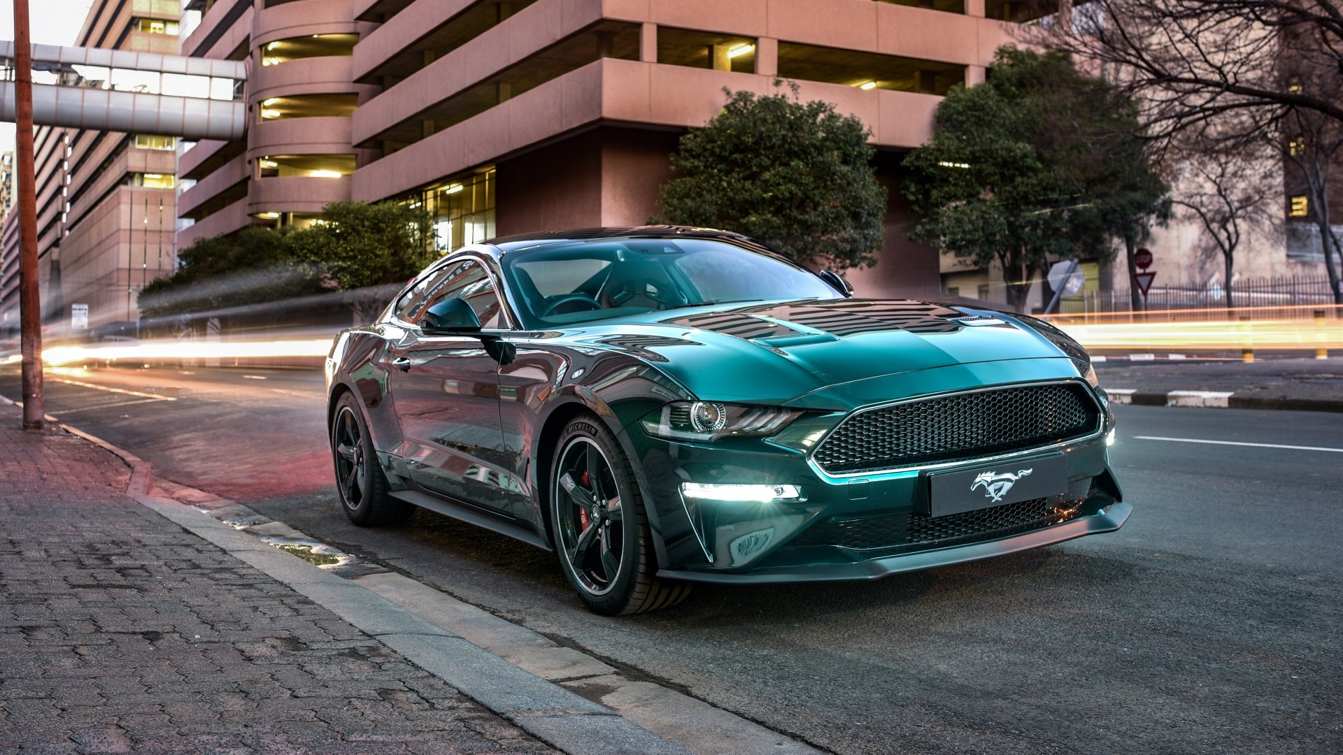 Download Muscle Car Green Car Car Ford Mustang Ford Vehicle Ford Mustang Bullitt 4k Ultra HD Wallpaper