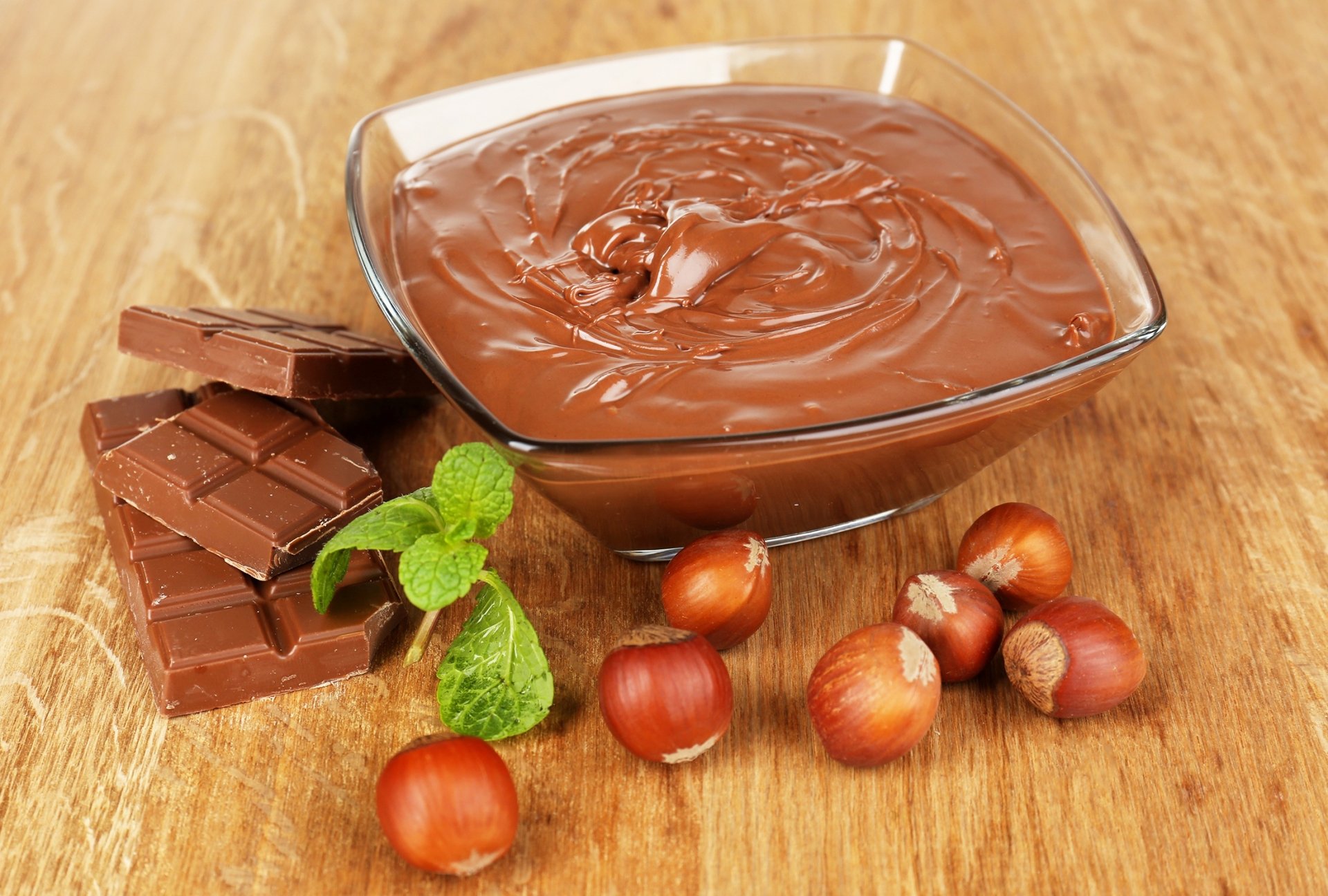 Download Hazelnut Food Chocolate HD Wallpaper