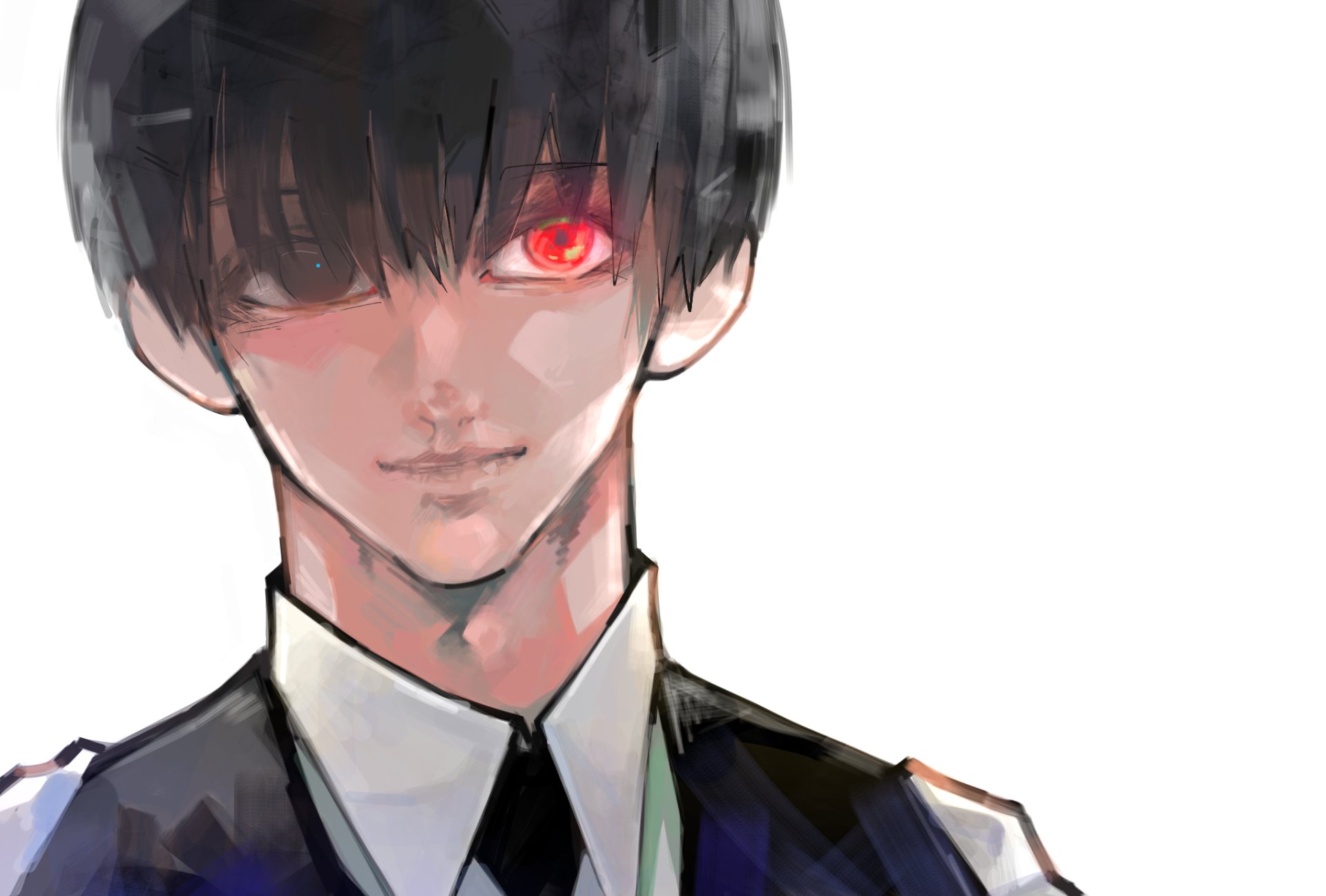 Download Ken Kaneki Anime Tokyo Ghoul HD Wallpaper by てらきお