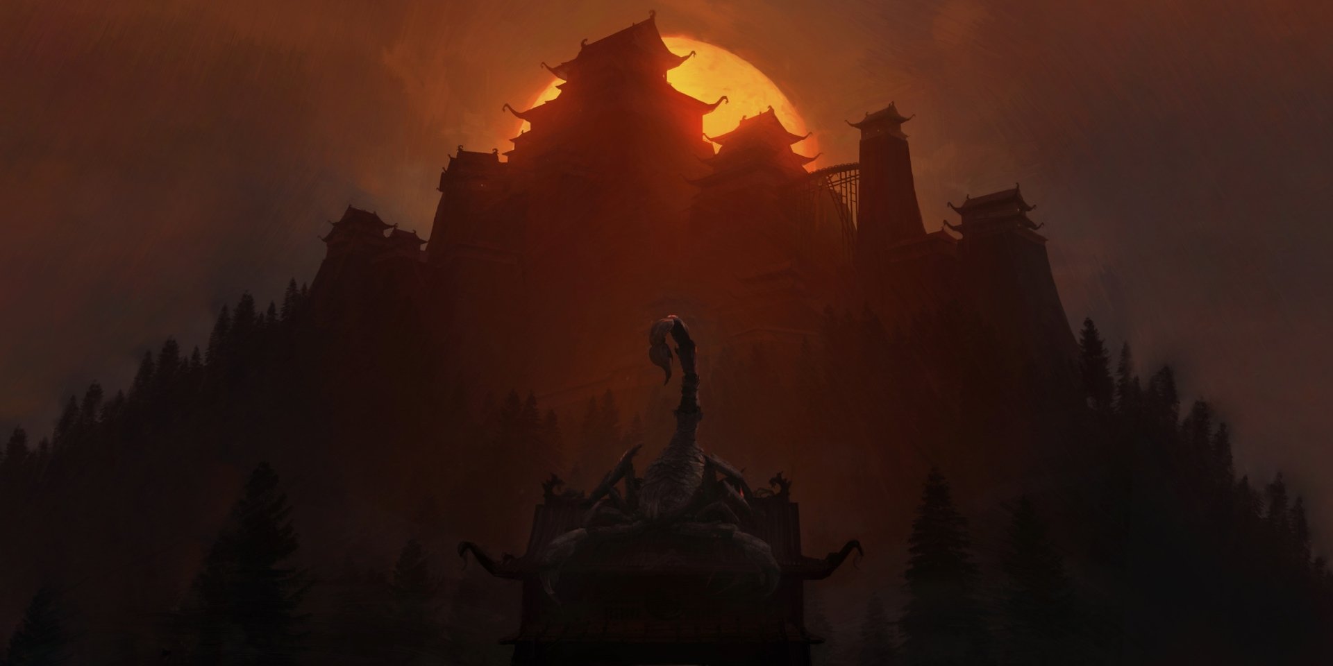 Download Scorpion City Fantasy Creature Fantasy City HD Wallpaper by Chris Ostrowski