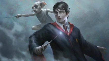 wand Dobby movie Harry Potter HD Desktop Wallpaper | Background Image